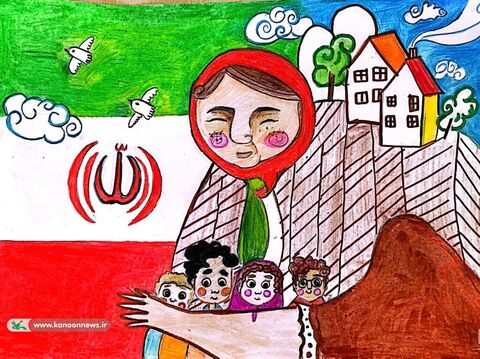 پویش «سرفراز باشی میهن من» مراکز کانون پرورش فکری کودکان و نوجوانان استان کردستان به روایت تصویر