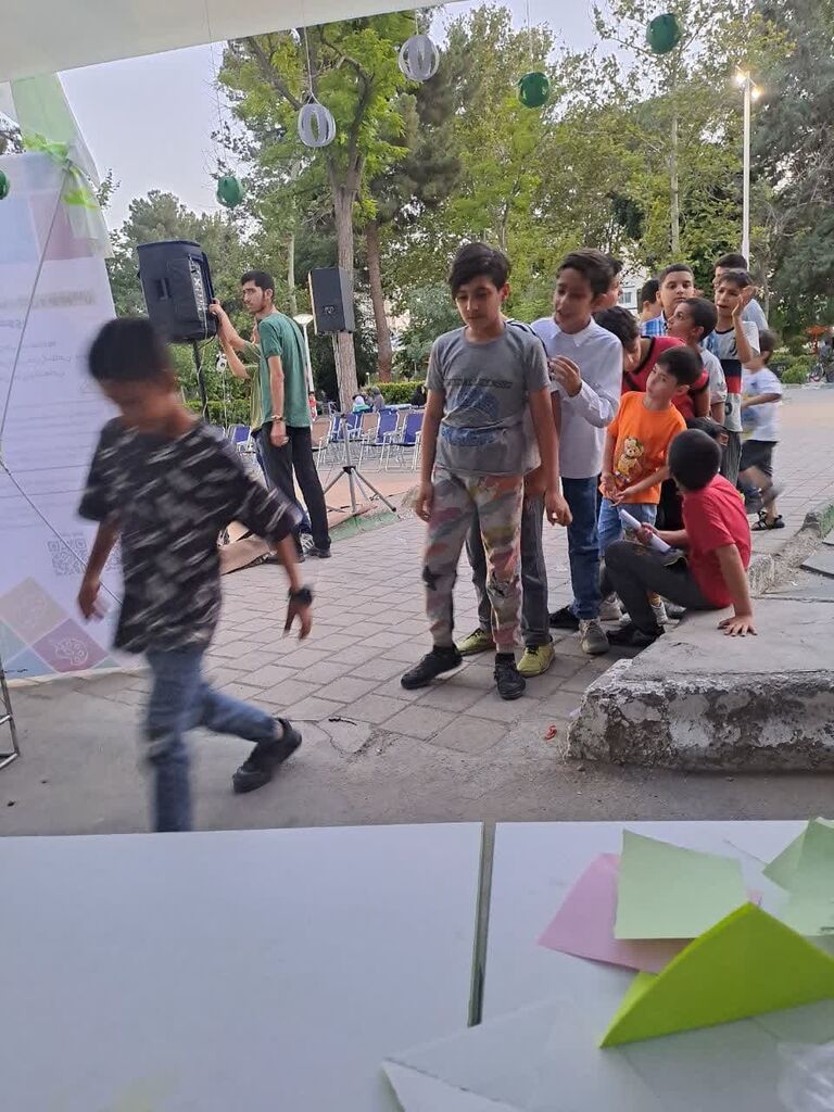 جشن پرشور عید غدیر در پارک کودک مشهد