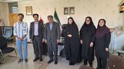 سرپرست کانون کرمانشاه با فرماندار کنگاور دیدار کرد
