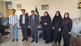سرپرست کانون کرمانشاه با فرماندار کنگاور دیدار کرد