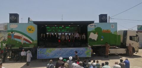 ویژه‌برنامه حماسی «تماشاخانه سیار» در شهرستان تربت جام و روستاهای اطراف