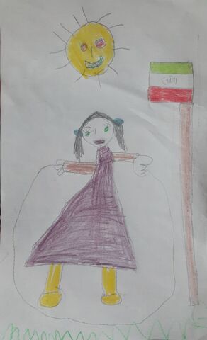 فاطمه جوان 4 و نیم ساله از کانون استان تهران