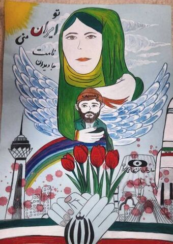 دلارام حسینی 13 ساله از مرکز آمل کانون استان مازندران