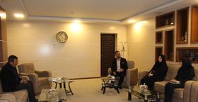 دیدار سرپرست کانون پرورش فکری کودکان و نوجوانان با رئیس سازمان مدیریت و برنامه‌ریزی آذربایجان شرقی