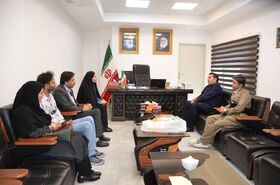سرپرست کانون کرمانشاه با فرماندار ثلاث‌باباجانی دیدار کرد