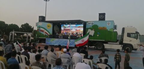 جشن پیروزی همراه با «تماشاخانه سیار» در تایباد، خواف و سنگان