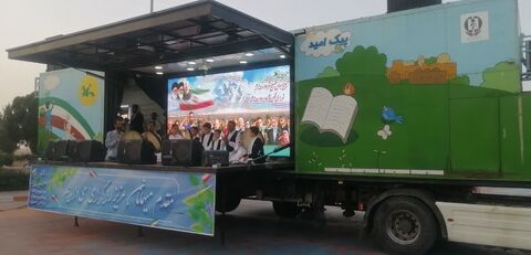 جشن پیروزی همراه با «تماشاخانه سیار» در تایباد، خواف و سنگان