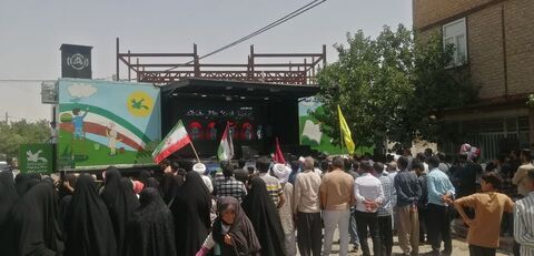 جشن پیروزی همراه با «تماشاخانه سیار» در تایباد، خواف و سنگان