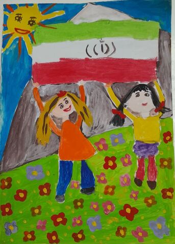 آثار فرهنگی هنری اعضای مراکز کانون استان آذربایجان غربی با موضوع «ایران سرافراز»