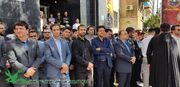 حضور پرصلابت کارکنان کانون پرورش فکری کودکان و نوجوانان کردستان در مراسم تشییع شهید مدافع وطن رضا بسطامی