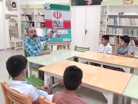 گرامیداشت شهدای حمله تروریستی رژیم صهیونیستی در مراکز کانون پرورش فکری اردبیل