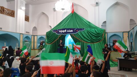 سومین گردهمایی کودکان عاشورایی در حرم مطهر رضوی
