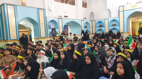 سومین گردهمایی کودکان عاشورایی در حرم مطهر رضوی