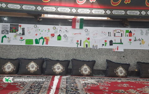 سومین گردهمایی کودکان عاشورایی مراکز کانون استان بوشهر به روایت تصویر