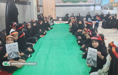 سومین گردهمایی کودکان عاشورایی مراکز کانون استان بوشهر به روایت تصویر