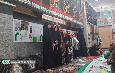 سومین گردهمایی کودکان عاشورایی مراکز کانون استان بوشهر به روایت تصویر