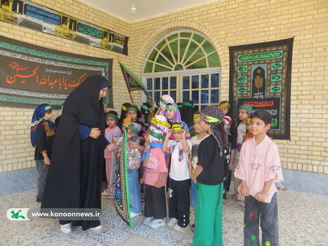 سومین گردهمایی کودکان عاشورایی مراکز کانون استان بوشهر به روایت تصویر