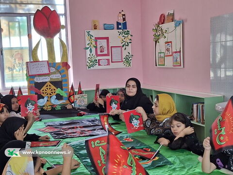 سومین گردهمایی کودکان عاشورایی مراکز کانون استان بوشهر به روایت تصویر