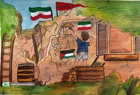 الناز اشتری - 10 ساله - زنجان- مربی زهرا حیدری