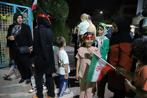 چند نما از برگزاری سومین گردهمایی کودکان عاشورایی به همت کانون استان قزوین