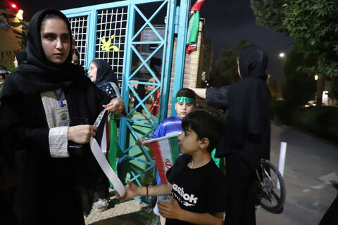 چند نما از برگزاری سومین گردهمایی کودکان عاشورایی به همت کانون استان قزوین