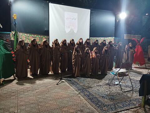 چند نما از برگزاری سومین گردهمایی کودکان عاشورایی به همت کانون استان قزوین