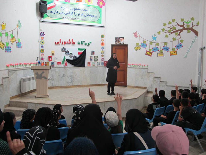 کودکان عاشورایی استان اردبیل در محفلهای معنوی محرم گرد هم آمدند