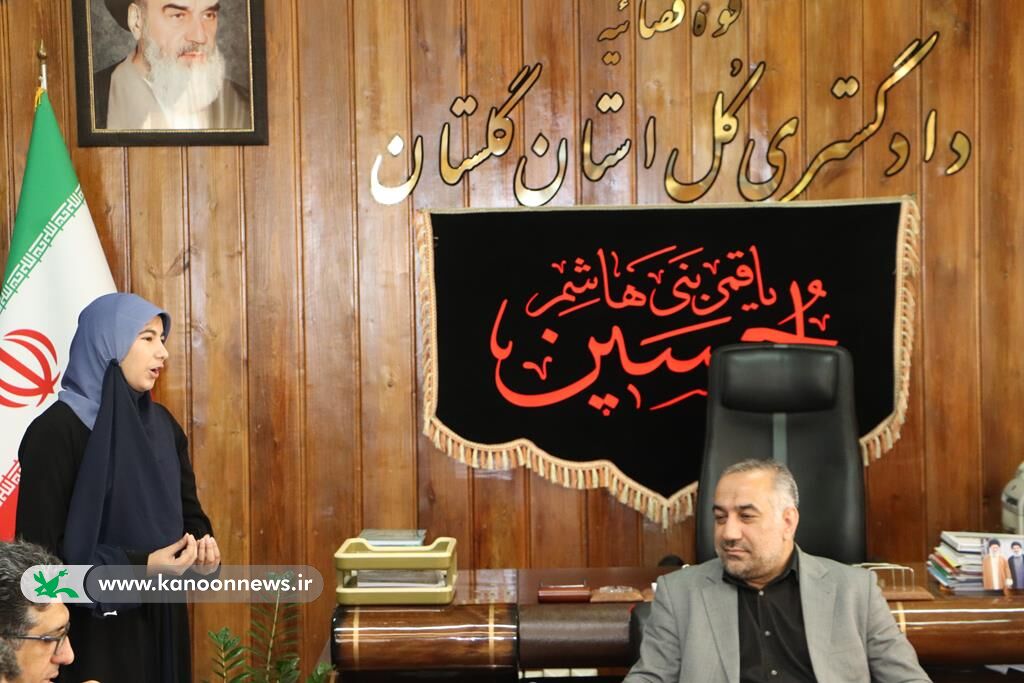 دیدار با رئیس دادگستری گلستان و دادستان مرکز استان به مناسبت هفته قوه قضائیه