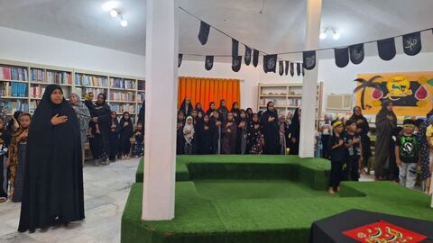 سومین گرد همایی کودکان عاشورایی در مراکز هرمزگان از قاب دوربین