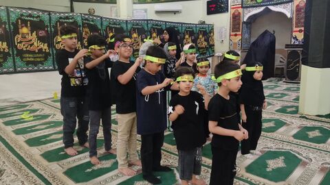 سومین گرد همایی کودکان عاشورایی در مراکز هرمزگان از قاب دوربین