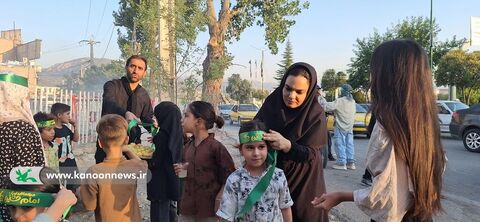 موکب «کودکان عاشورایی» کانون پرورش فکری کهگیلویه و بویراحمد در آینه تصویر