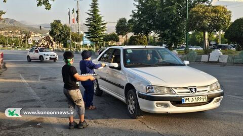 موکب «کودکان عاشورایی» کانون پرورش فکری کهگیلویه و بویراحمد در آینه تصویر