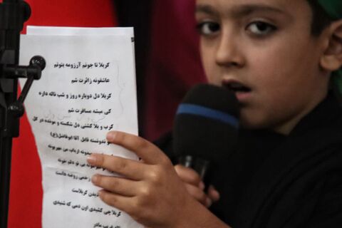 گردهمایی بزرگ کودکان عاشورایی در کانون ایلام  به روایت تصویر