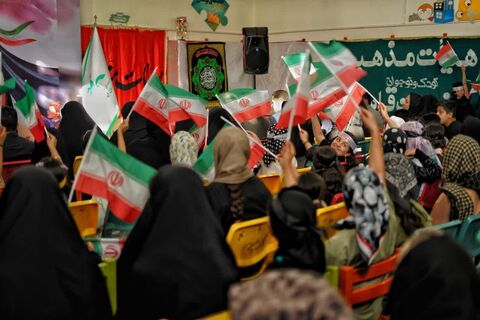 گردهمایی بزرگ کودکان عاشورایی در کانون ایلام  به روایت تصویر