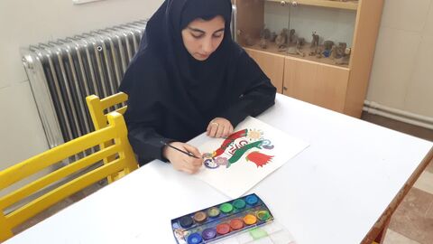 آثار فرهنگی هنری اعضای مراکز کانون استان آذربایجان غربی با موضوع «ایران سرافراز»