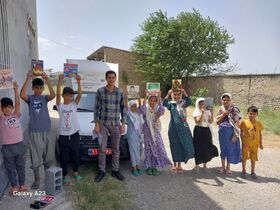 روستای خواجه‌نفس شهرستان گمیشان، میزبان کتابخانه سیار روستایی کانون