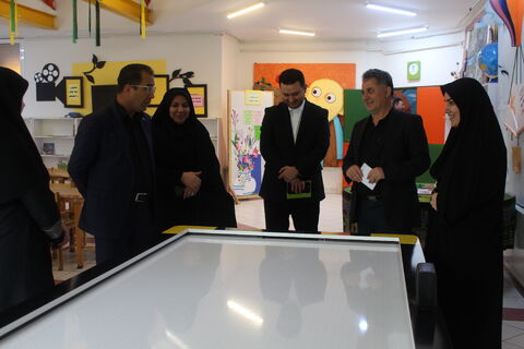 بازدید معاون توسعه و منابع استانداری از مجتمع کانون پرورش فکری کودکان و نوجوانان استان آذربایجان شرقی