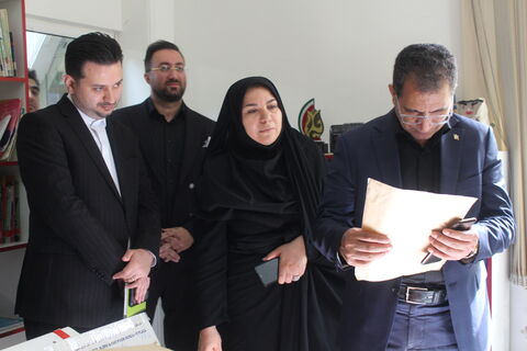 بازدید معاون توسعه و منابع استانداری از مجتمع کانون پرورش فکری کودکان و نوجوانان استان آذربایجان شرقی
