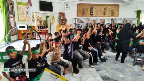 پیمان عاشورایی کودکان و نوجوانان با امام حسین (ع) در آیینی با شکوه و معنوی