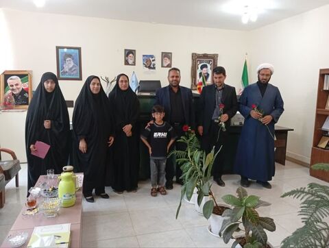 دیدار مسئول مرکز حاجی آباد با مسئولان دادگستری این شهرستان