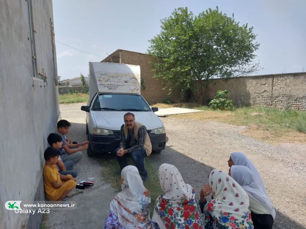 روستای خواجهنفس شهرستان گمیشان، میزبان کتابخانه سیار روستایی کانون