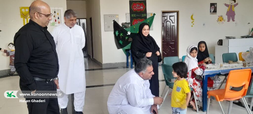 بازدید مدیرکل کانون سیستان و بلوچستان از مراکز جنوب استان با تأکید بر نقش کودکان و نوجوانان در آینده‌ی توسعه