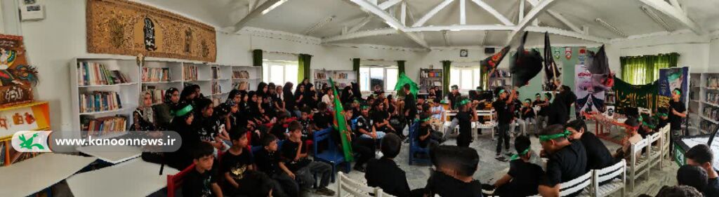 پیمان عاشورایی کودکان و نوجوانان با امام حسین (ع) در آیینی با شکوه و معنوی