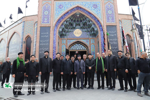 حضور مدیرعامل کانون در آیین‌های عزاداری محرم در اردبیل