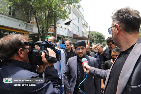 حضور مدیرعامل کانون در آیین‌های عزاداری محرم در اردبیل