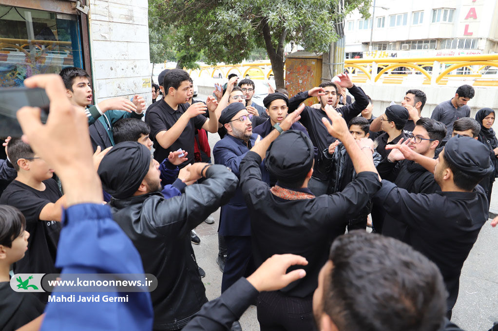 حضور مدیرعامل کانون پرورش فکری در آیینهای عزاداری محرم در اردبیل