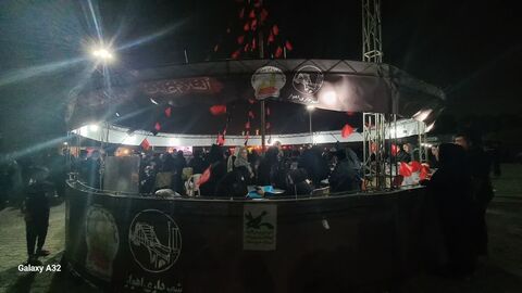 موکب فرهنگی کانون خوزستان در یادمان «شب‌های بین‌الحرمین» اهواز