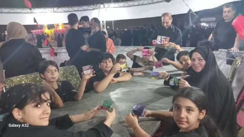 موکب فرهنگی کانون خوزستان در یادمان «شب‌های بین‌الحرمین» اهواز