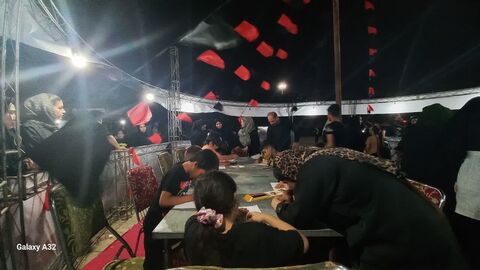 موکب فرهنگی کانون خوزستان در یادمان «شب‌های بین‌الحرمین» اهواز