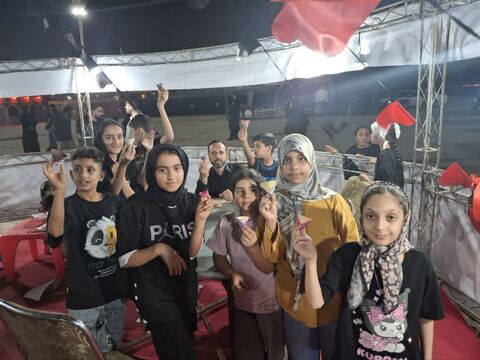 موکب فرهنگی کانون خوزستان در یادمان «شب‌های بین‌الحرمین» اهواز